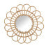 Wall mirror Alexandra House Living wicker Natural Fibre 2 x 42 x 42 cm Circular