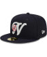 Фото #1 товара Men's Navy New York Yankees Duo Logo 59FIFTY Fitted Hat