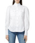 The Kooples Women's Cotton Shirt High Neck 1 US XS