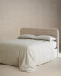 Фото #4 товара (160gxm²) washed linen fitted sheet