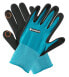 Фото #1 товара Gardena 11513-20, Gardening gloves, Black, Blue, XL, Nitril, Polyester, 42% polyester, 55% nitrile, 3% elastane