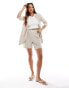 Фото #1 товара JDY high waisted shorts co-ord in stone