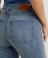 ფოტო #4 პროდუქტის Women's High-Rise Ripped Straight Ankle Jeans