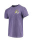 Men's Purple ECU Pirates Baseball Flag Comfort Colors T-shirt
