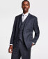 Фото #2 товара $450 Michael Kors Men's Classic Fit Wool Blend Stretch Suit Jacket Mid Grey 46R