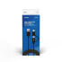 USB Cable to Micro USB and USB C Savio CL-128 Black 1 m