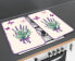 Abdeckplatte Lavendel-Bouquet (2er-Set)