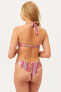 FRANKIES BIKINIS 285211 Stardust Printed Bikini Top In Dance, Size Medium