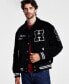 Фото #1 товара Men's Corduroy Varsity Jacket