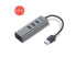 i-tec Metal USB 3.0 HUB 3 Port + Gigabit Ethernet Adapter - USB 3.2 Gen 1 (3.1 Gen 1) Type-A - RJ-45 - USB 3.2 Gen 1 (3.1 Gen 1) Type-A - 5000 Mbit/s - Grey - Metal - Link