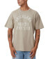 Фото #1 товара Men's Loose Fit College T-Shirt