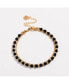 Black Beaded Friendship Bracelet for Women