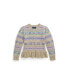 Фото #1 товара Свитер Ralph Lauren Fair Isle Cotton-Cashmere