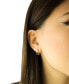 ფოტო #2 პროდუქტის Diamond Crossover Small Hoop Earrings (1/10 ct. t.w.) in Gold Vermeil, Created for Macy's
