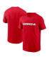 Men's Red Georgia Bulldogs Primetime Evergreen Wordmark T-Shirt