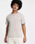 Bolongaro Trevor oversized t-shirt with back print in stone