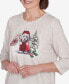 Classic Festive Poodle Drawstring Top