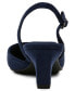 Women's Sama Navy Slingback Heels