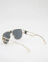 Фото #4 товара Versace unisex aviator sunglasses in gold 0VE2225