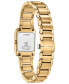 ფოტო #12 პროდუქტის Eco-Drive Women's Bianca Gold-Tone Stainless Steel Bracelet Watch 28mm