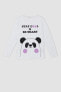 Фото #6 товара Пижама для девочек DeFacto с длинными рукавами и принтом панды