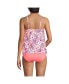 ფოტო #2 პროდუქტის Women's D-Cup Chlorine Resistant Tulip Hem Tankini Swimsuit Top