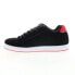Фото #10 товара DC Net 302361-BLR Mens Black Nubuck Lace Up Skate Inspired Sneakers Shoes