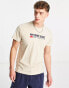 Фото #2 товара Tommy Jeans athletic central logo t-shirt in stone