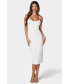 ფოტო #1 პროდუქტის Women's Rib Midi Dress