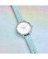 Women's Rainbow Turquoise Leather Strap Watch 34mm
