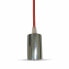 V-TAC VT-7338 - 1 bulb(s) - E27 - Chrome - Red