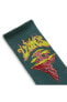 Logo Space Crew Bistro Yeşil Çorap