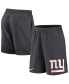Men's Anthracite New York Giants Stretch Performance Shorts