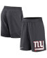 Фото #1 товара Men's Anthracite New York Giants Stretch Performance Shorts