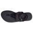 Sanuk Yoga Sling 2 Corduroy Slingback Womens Black Casual Sandals 1105076-BLK