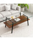 Фото #11 товара Modern Transparent Glass Coffee Table