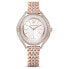 Фото #1 товара SWAROVSKICrystalline Aura Uhr Schweizer Produktion, Metallarmband, Roséfarben, Roségoldfarbenes Finish 5519459