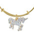 Shiny Unicorn Gold Bangle Bracelet for Girls