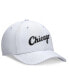 Фото #4 товара Men's White Chicago White Sox Evergreen Performance Flex Hat
