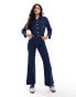 Фото #1 товара Levi's western denim jumpsuit in dark blue