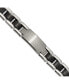 ფოტო #1 პროდუქტის Tungsten Brushed and Polished Black IP-plated Bracelet