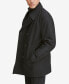 Men's Peacoat with Inset Bib