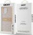 DKNY DKNY DKHCP14XPRTHSLP iPhone 14 Pro Max 6.7" różowy/pink hardcase Leather Mono Stripe & Metal Logo