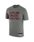 Фото #3 товара Men's Heather Gray Cleveland Cavaliers 2023/24 Sideline Legend Performance Practice T-shirt