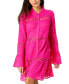 Фото #7 товара Women's Cotton Bell-Sleeve Cover-Up Tunic