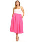 Фото #4 товара Plus Size Flared Midi Skirt