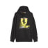 Фото #1 товара Puma Sf Race Colored Shield Graphic Pullover Hoodie Mens Black Casual Outerwear