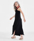 Фото #4 товара Women's Sleeveless Knit Maxi Dress, Created for Macy's
