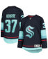 Big Boys Yanni Gourde Deep Sea Blue Seattle Kraken Home Premier Player Jersey