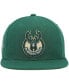 ფოტო #3 პროდუქტის Men's Hunter Green Milwaukee Bucks Core Side Snapback Hat